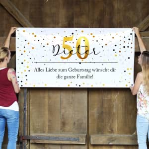 Dekoration zum 50. Geburtstag