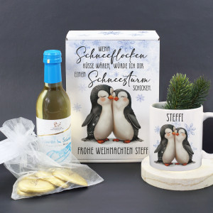 Glühwein Geschenkset zu Weihnachten personalisiert