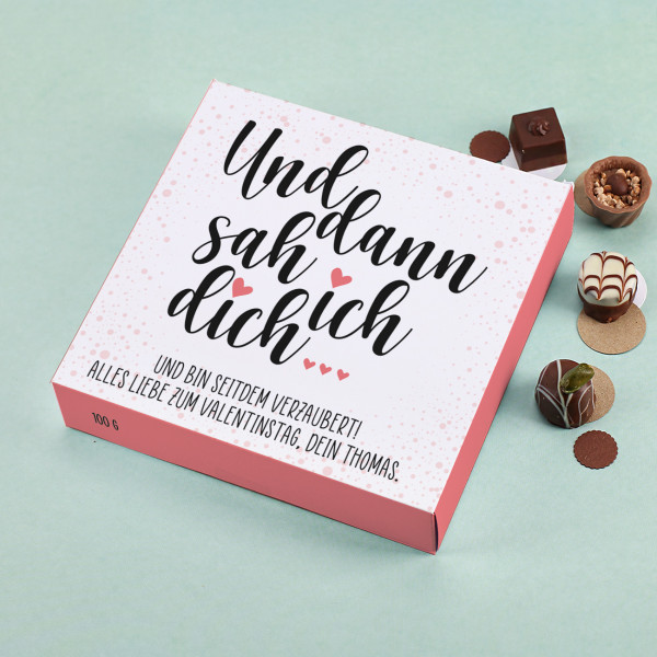 Und dann sah ich dich ... Lindt Pralinen zum Valentinstag