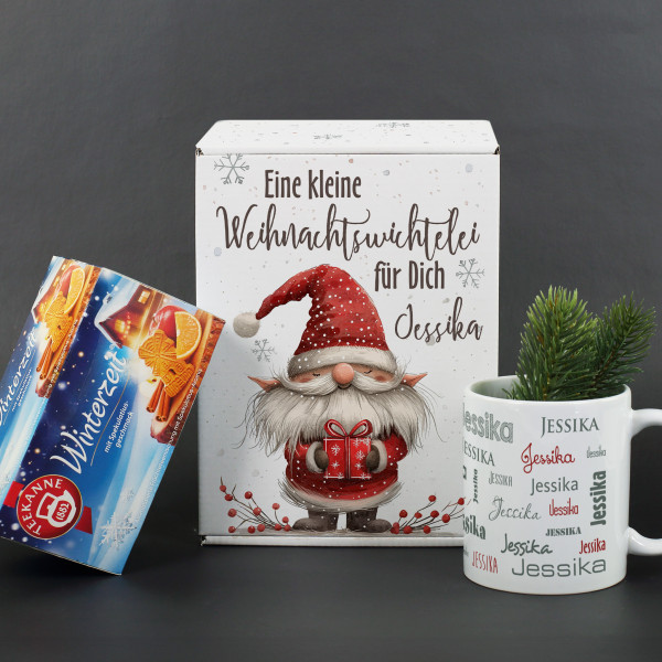 Kleine Weihnachtswichtelei - Tee Geschenkset zu Weihnachten