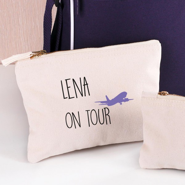 Tasche on tour mit Ihrem Namen bedruckt 