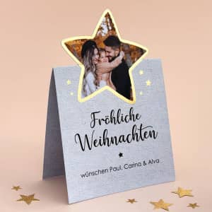 Weihnachtskarten bedruckt mit Foto