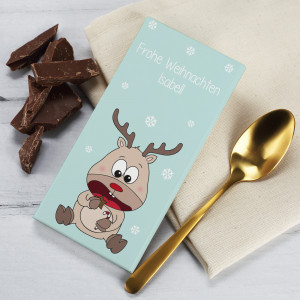 Personalisierte Schokolade zu Weihnachten