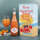 Urlaub in der Box - mit Bellini und graviertem Glas