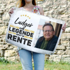 Legende geht in Rente - Fotobanner zum Ruhestand mit Wunschname