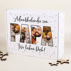 DIY Adventskalender für Papa mit Fotos