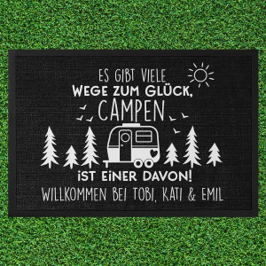 Fußmatte für Camper personalisiert