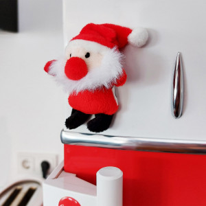 Magnet Nikolaus aus Plüsch