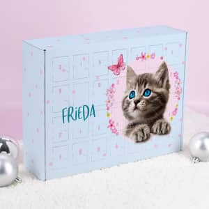 Adventskalender DIY mit Katze & Name