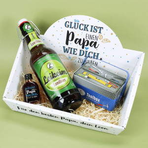 Geschenkkorb für Papa zum Vatertag