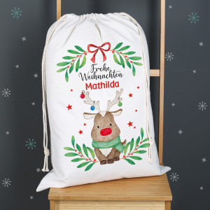 XL Geschenksack zu Weihnachten personalisiert