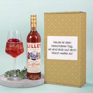 Lillet Geschenkset personalisiert