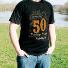Das Leben beginnt mit 50 - T-Shirt zum Geburtstag