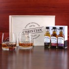 Whisky Geschenkset mit 2 Gläsern und 3 Flaschen Bowmore Whisky