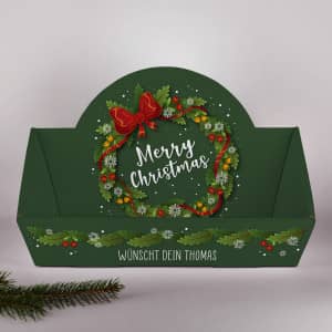 Geschenkkorb zu Weihnachten personalisiert