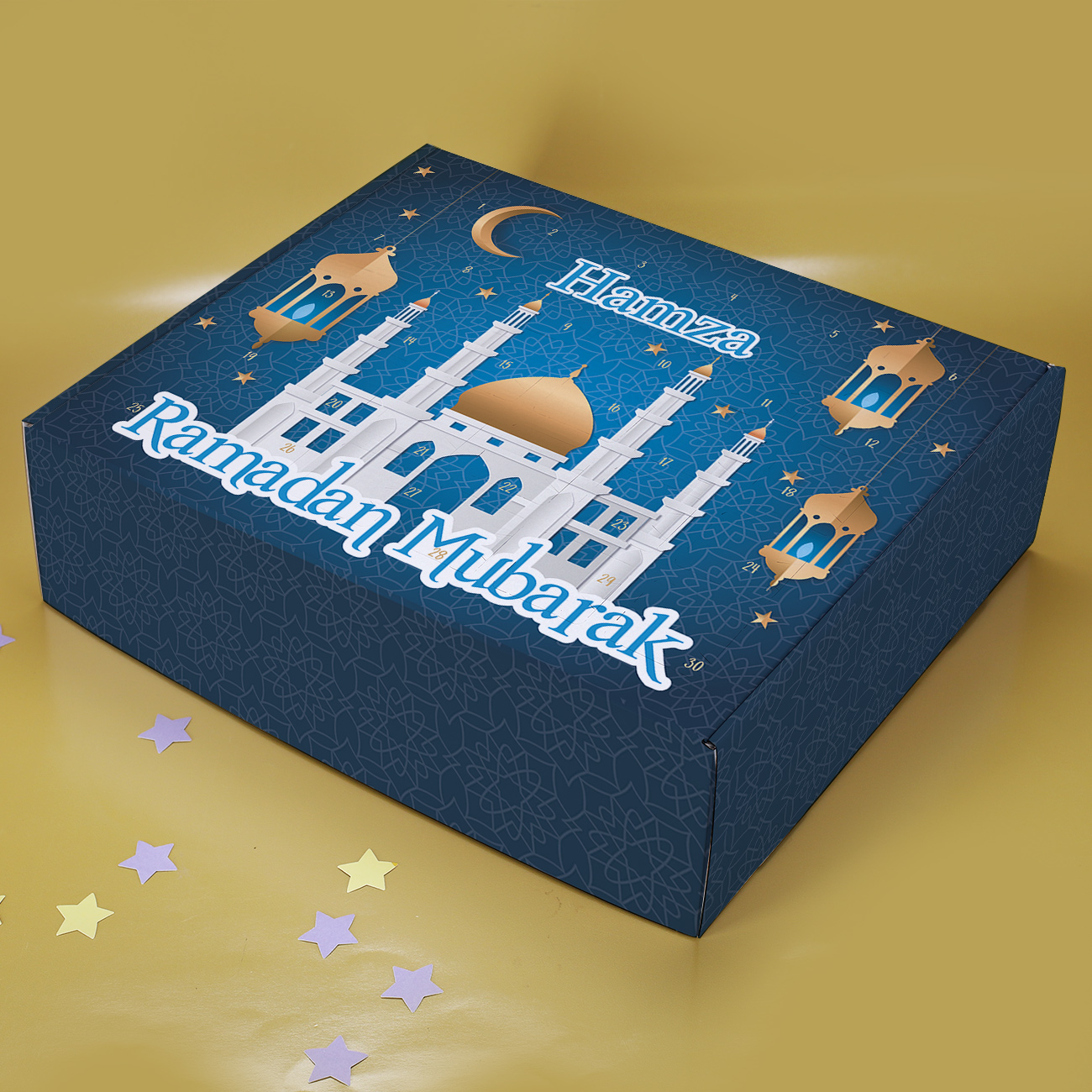 DIY Kalender zum selbst Befüllen als tägliche Überraschung zum Ramadan
