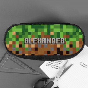 Stiftebox mit personalisiertem Pixel-Motiv