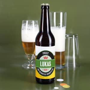 Personalisierte Bierflaschenaufkleber