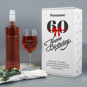 Geschenkset Wein zum 60. Geburtstag