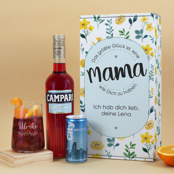 Geschenkset Campari für die beste Mama