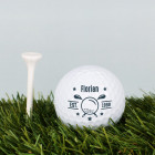 3 Golfbälle mit Wunschname und Jahr personalisiert