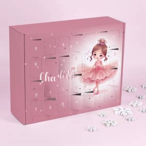 Adventskalender DIY mit Ballerina & Name