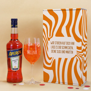 Aperol Geschenkset personalisiert