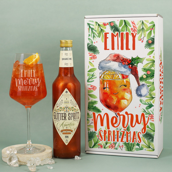 Merry Spritzmas - Glitter Spritz Geschenkset zu Weihnachten