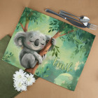 Koala Platzdeckchen mit Namensaufdruck
