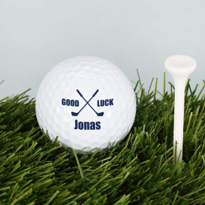 Golfball 3er Set mit Name personalisiert