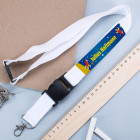 Lanyard für Jungen mit Rakete und Namensaufdruck