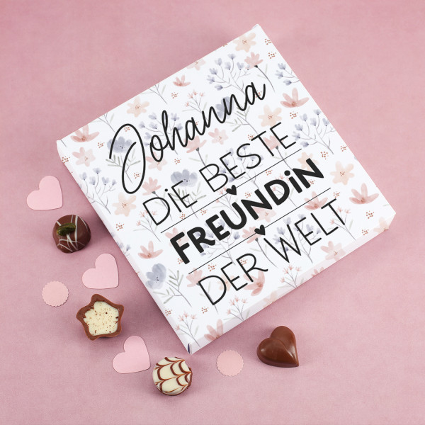 Lindt Pralinen in personalisierter Verpackung als Geschenk für Frauen