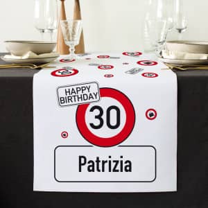 Dekorationen zum 30. Geburtstag