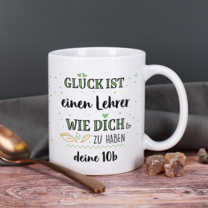 Glück ist... Tasse mit Text