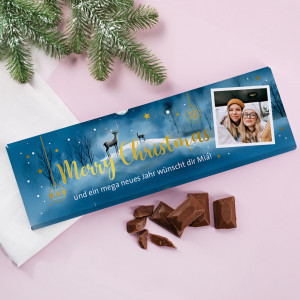 XL Schokolade zu Weihnachten personalisiert mit Foto