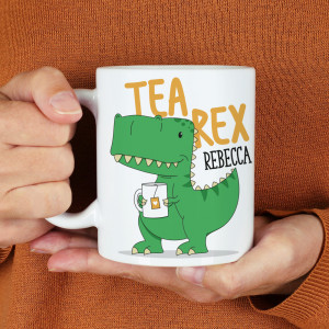 Tea Rex Tasse mit Name